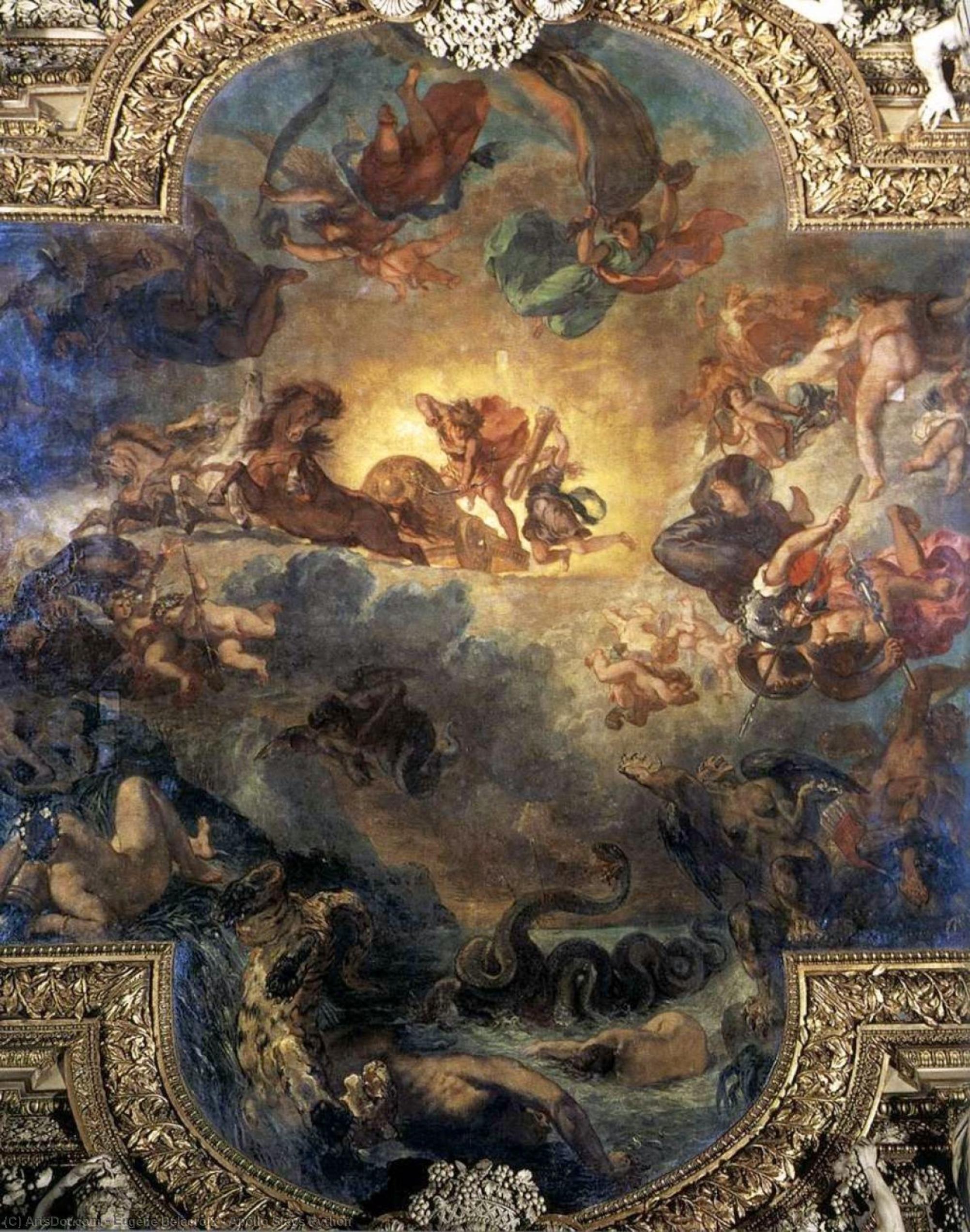 Apollo Slays Python — ウジェーヌ・ドラクロワ