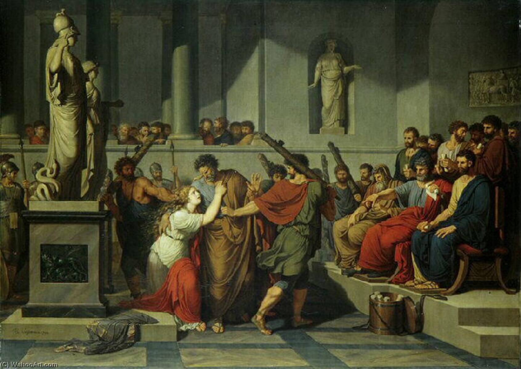 Soranus Et Servilie — Bénigne Gagneraux