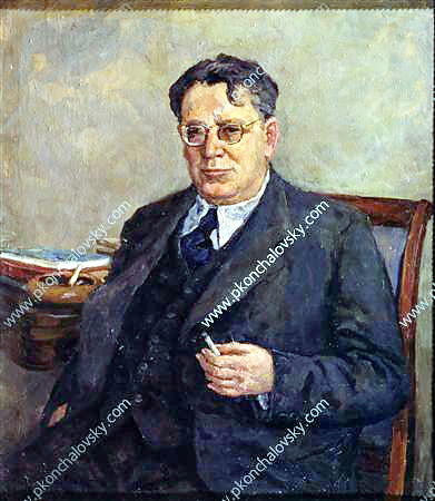 Portrait Of Writer Samuil Marshak — Pyotr Konchalovsky