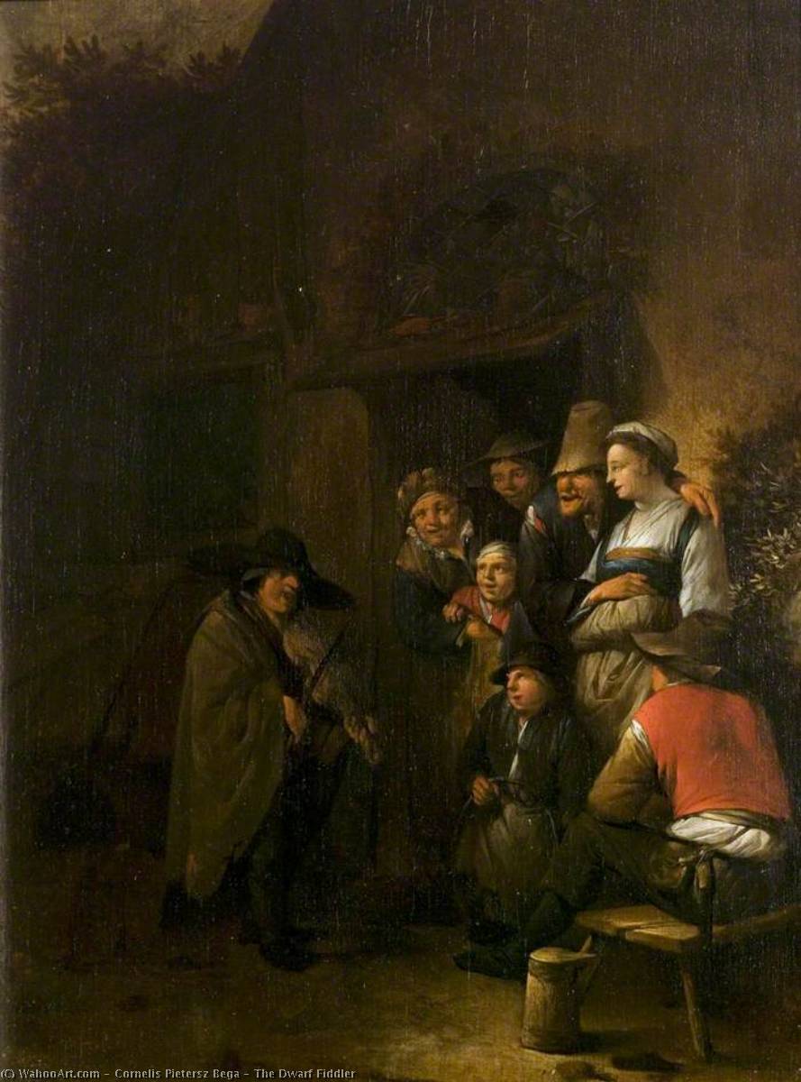 The Dwarf Fiddler — Cornelis Pietersz Bega