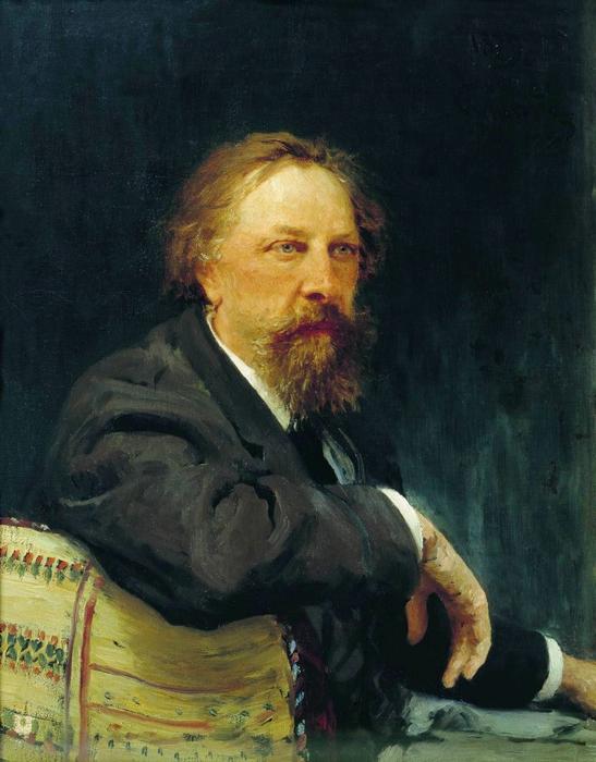 Portrait Of The Writer Aleksey Konstantinovich Tolstoy — Ilya Yefimovich Repin