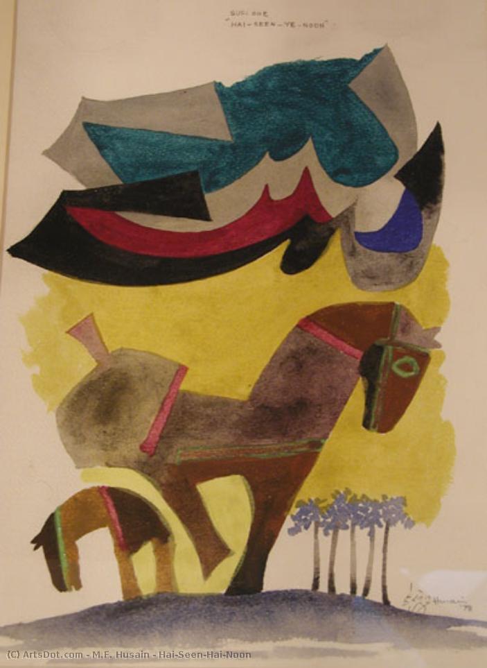 Hai-seen-hai-noon — M.f. Husain