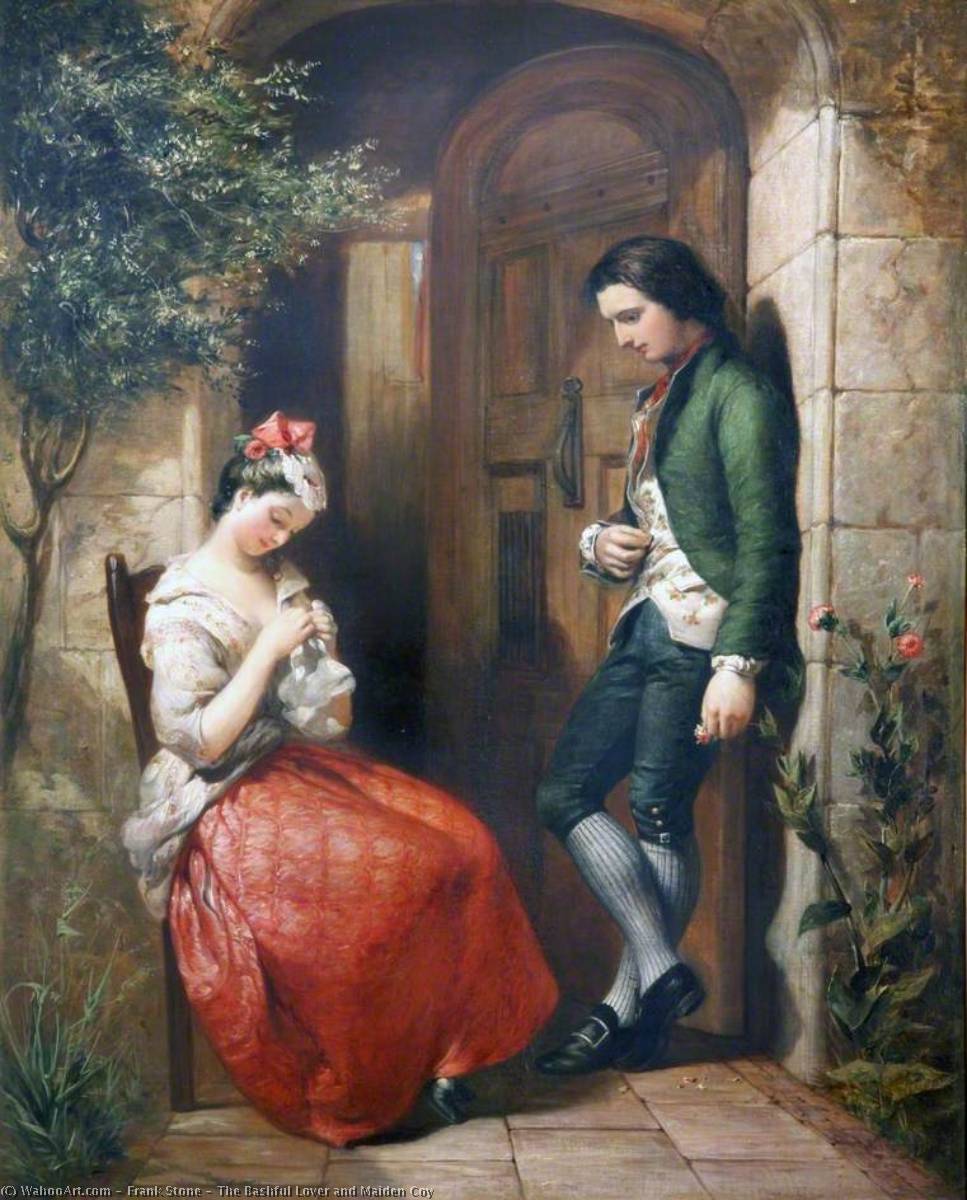 The Bashful Lover And Maiden Coy — Frank Stone