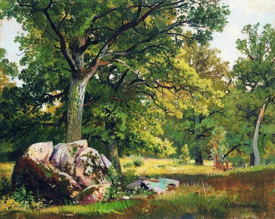 Sunny Day In The Woods. Oaks — Ivan Ivanovich Shishkin