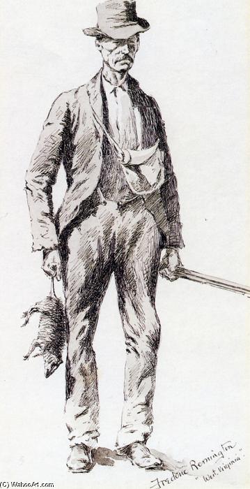 A Native Sportsman (also Known As The 'possom Hunter') — Frederic Remington