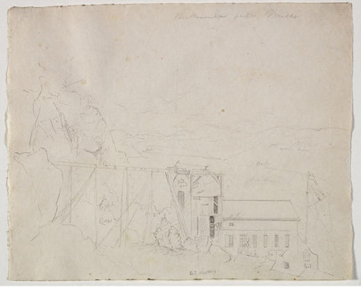 Buttermilk Falls Mills — Thomas Cole