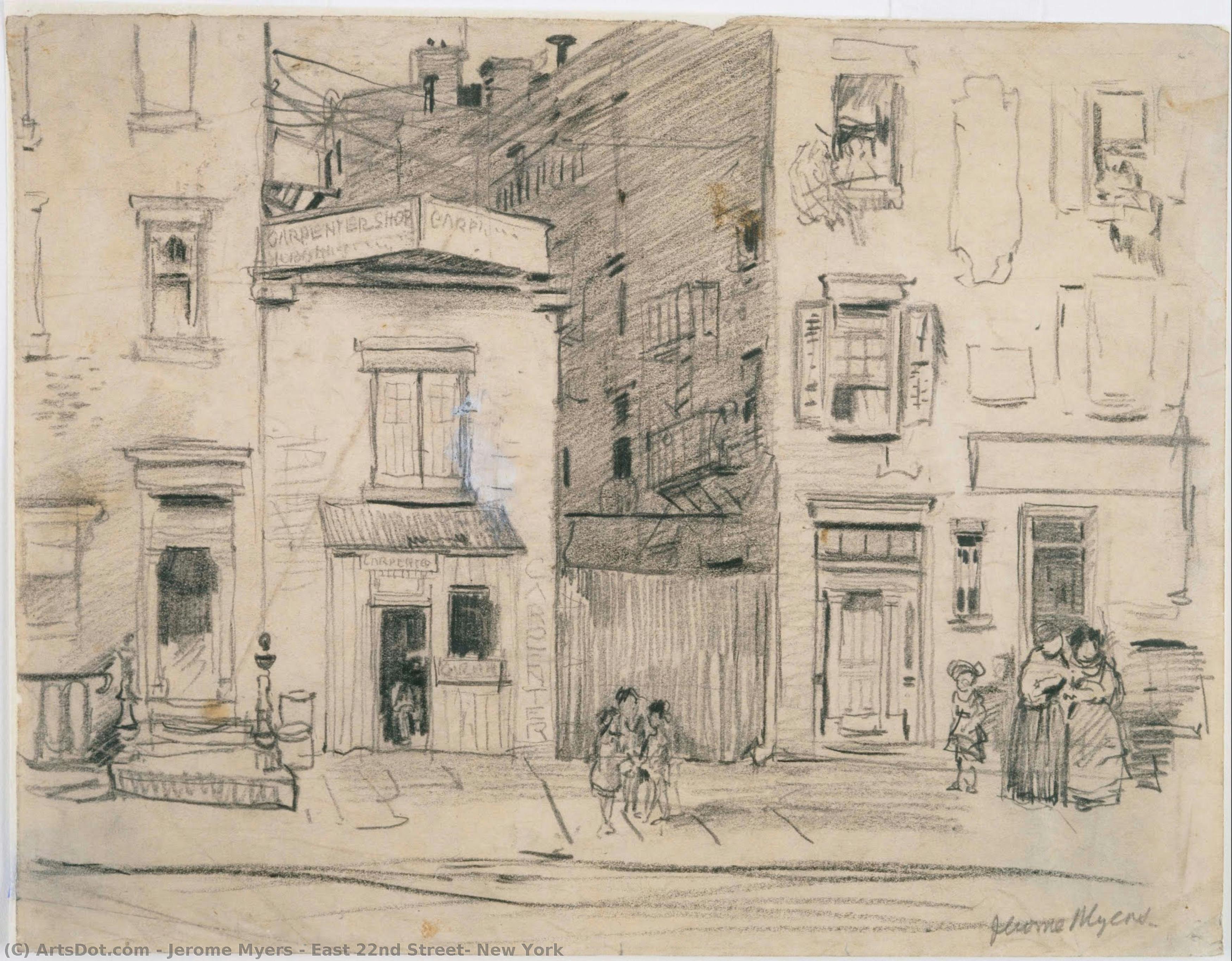 East 22nd Street, New York — Jerome Myers