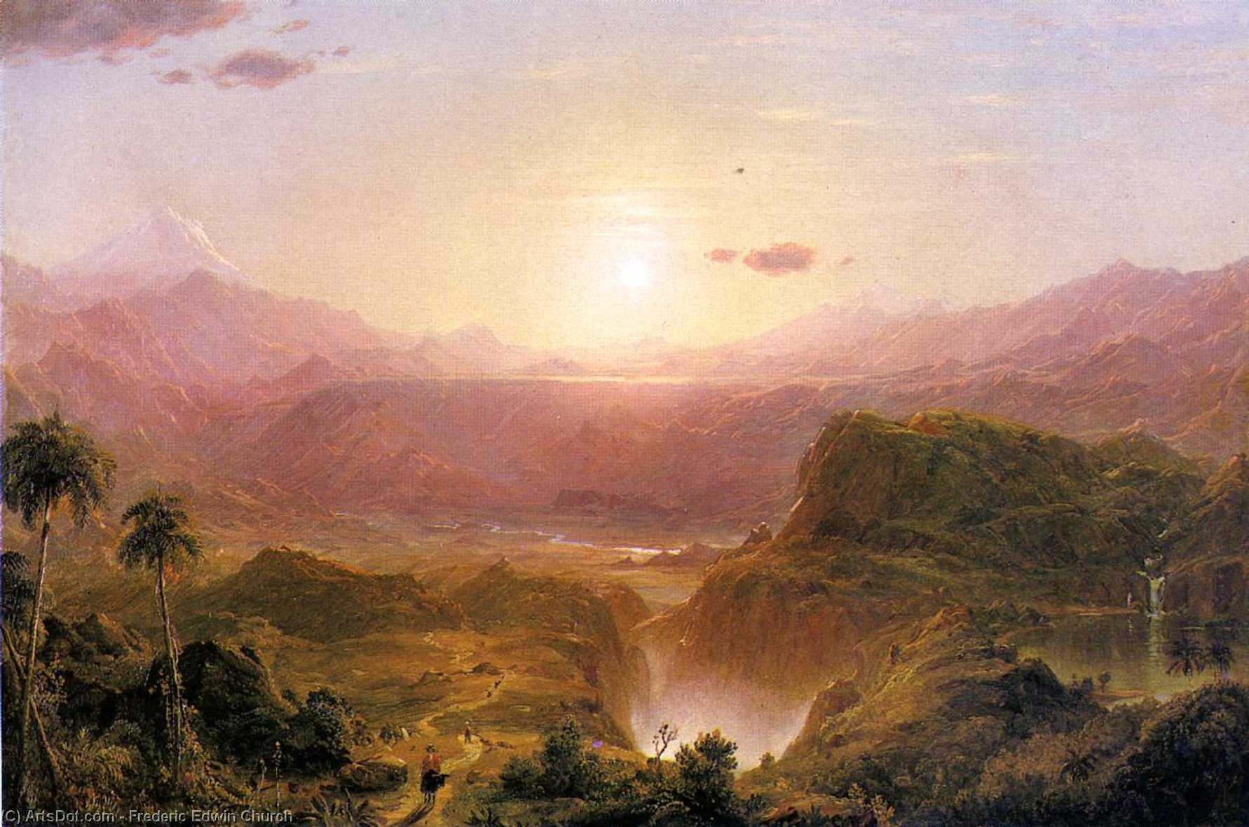 The Andes Of Ecuador — Frederic Edwin Church