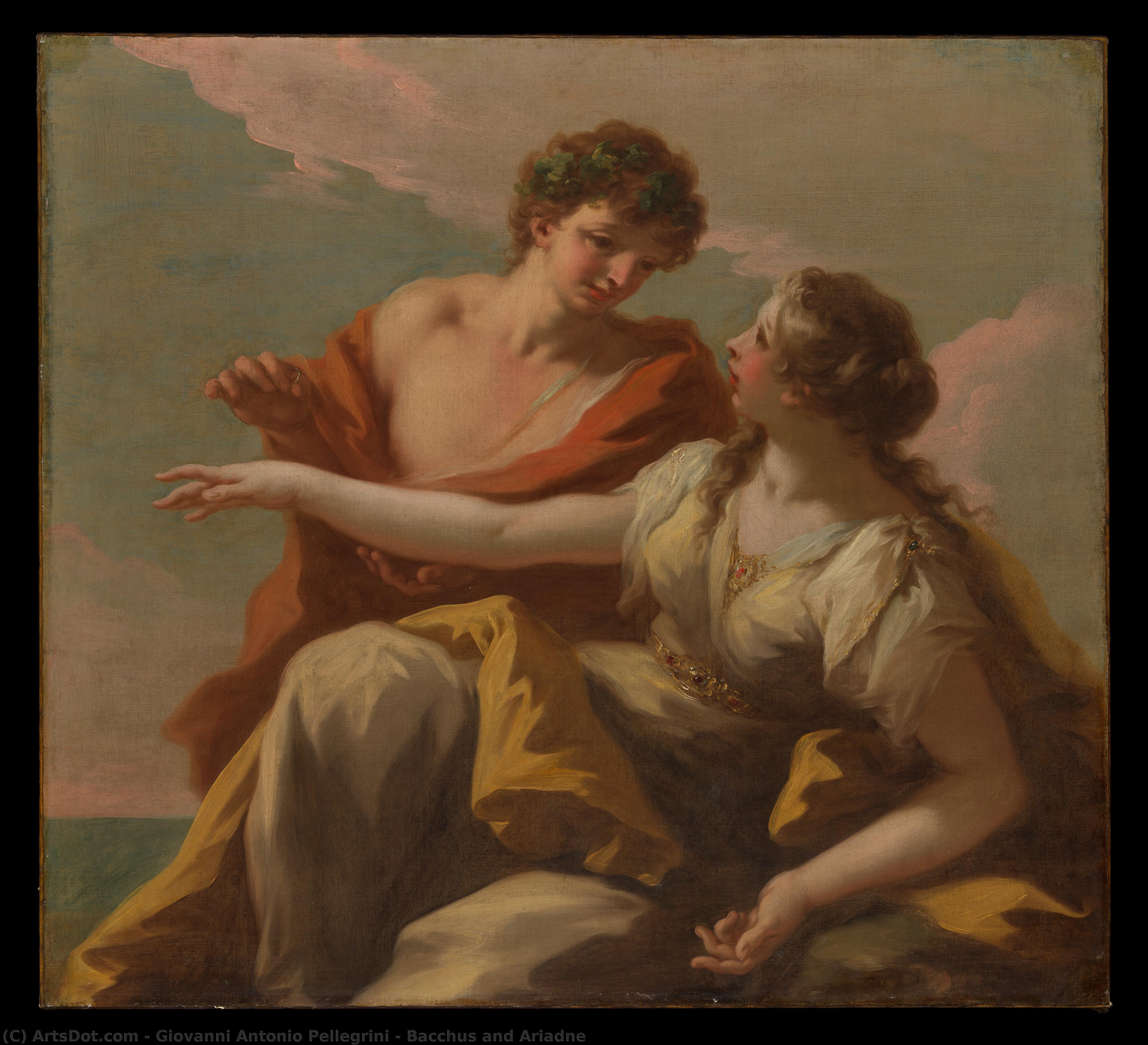 Bacchus And Ariadne — Giovanni Antonio Pellegrini