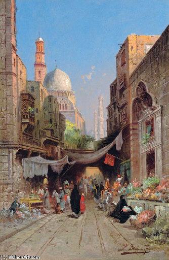 At The Bazaar — Richard Karlovich Zommer