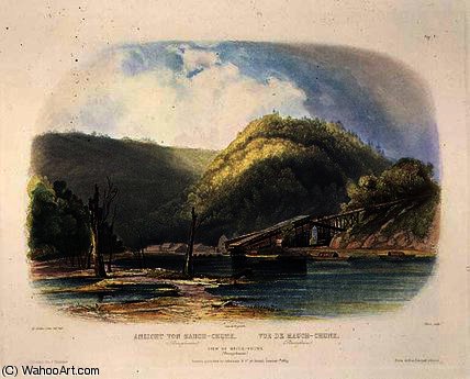 View Of Mauch-chunk, Pennsylvania — Karl Bodmer