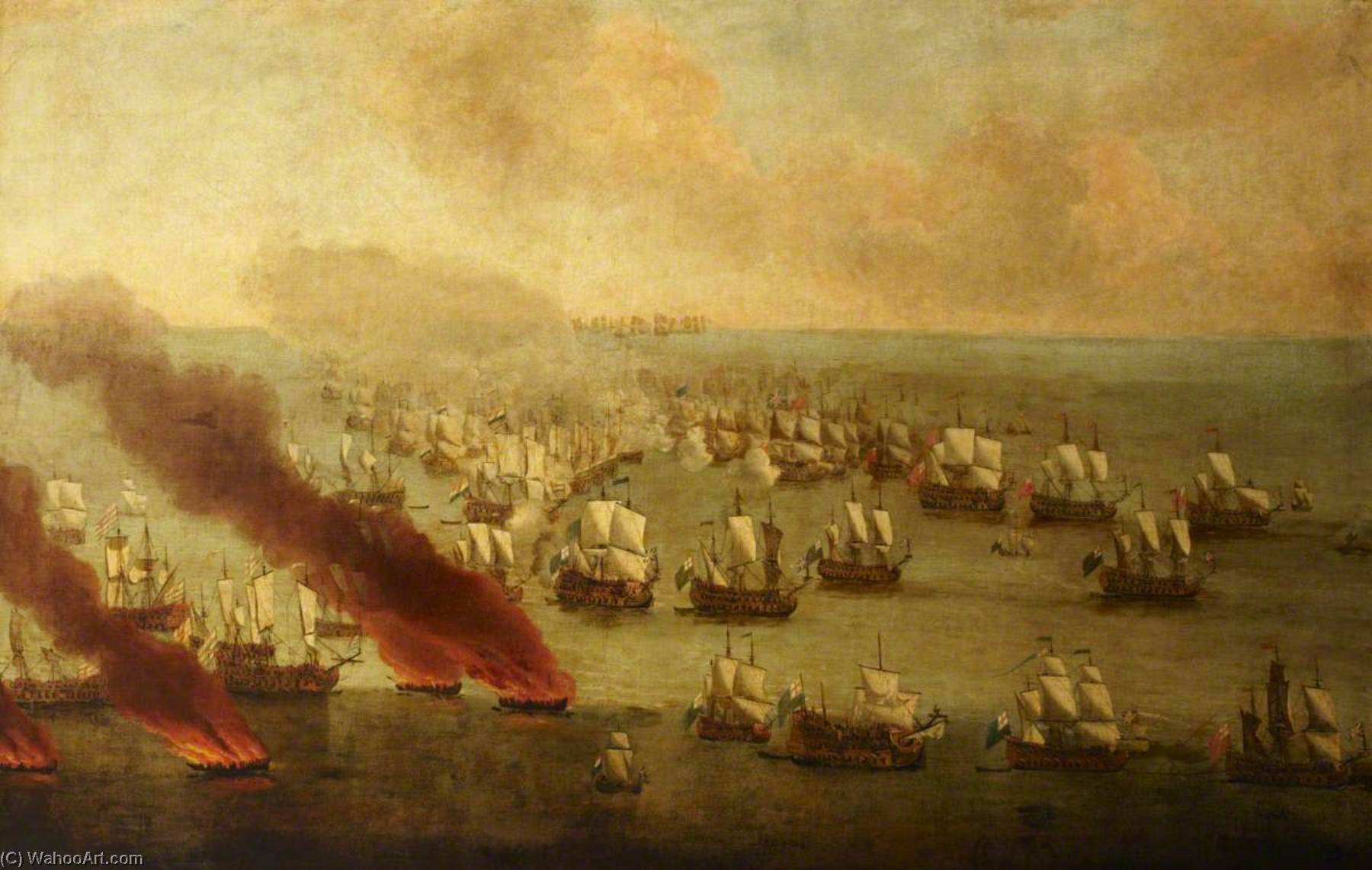 The Battle Of The Texel, 11–21 August 1673 — Вилем Ван Де Велде Старији