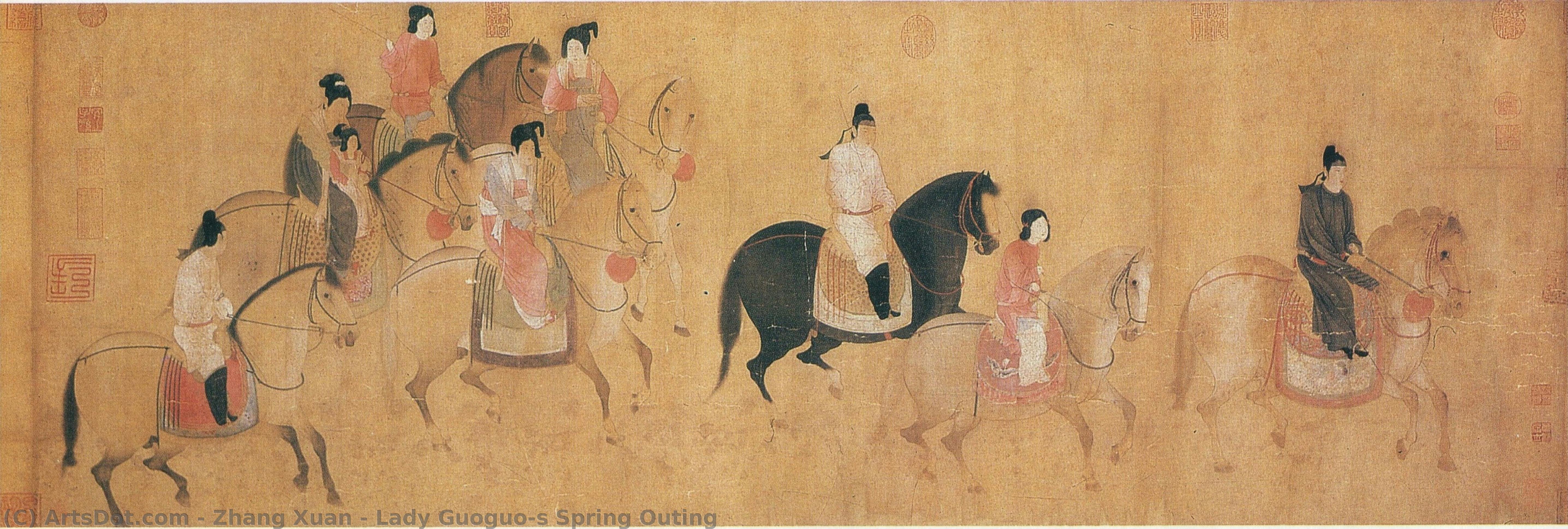 Lady Guoguo’s Spring Outing — 張萱
