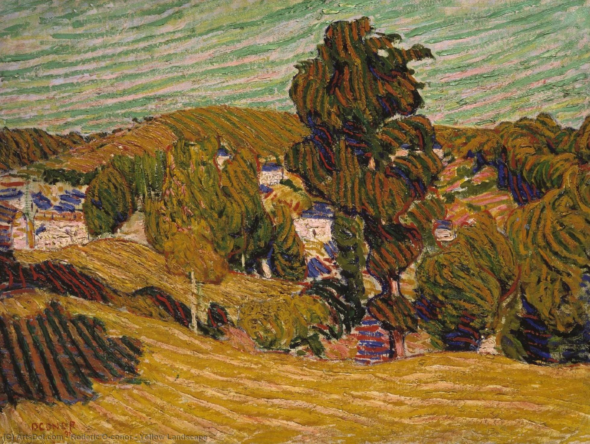Yellow Landscape — Roderic O'conor