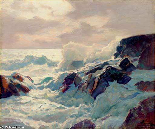 Pounding Surf — Frederick Judd Waugh