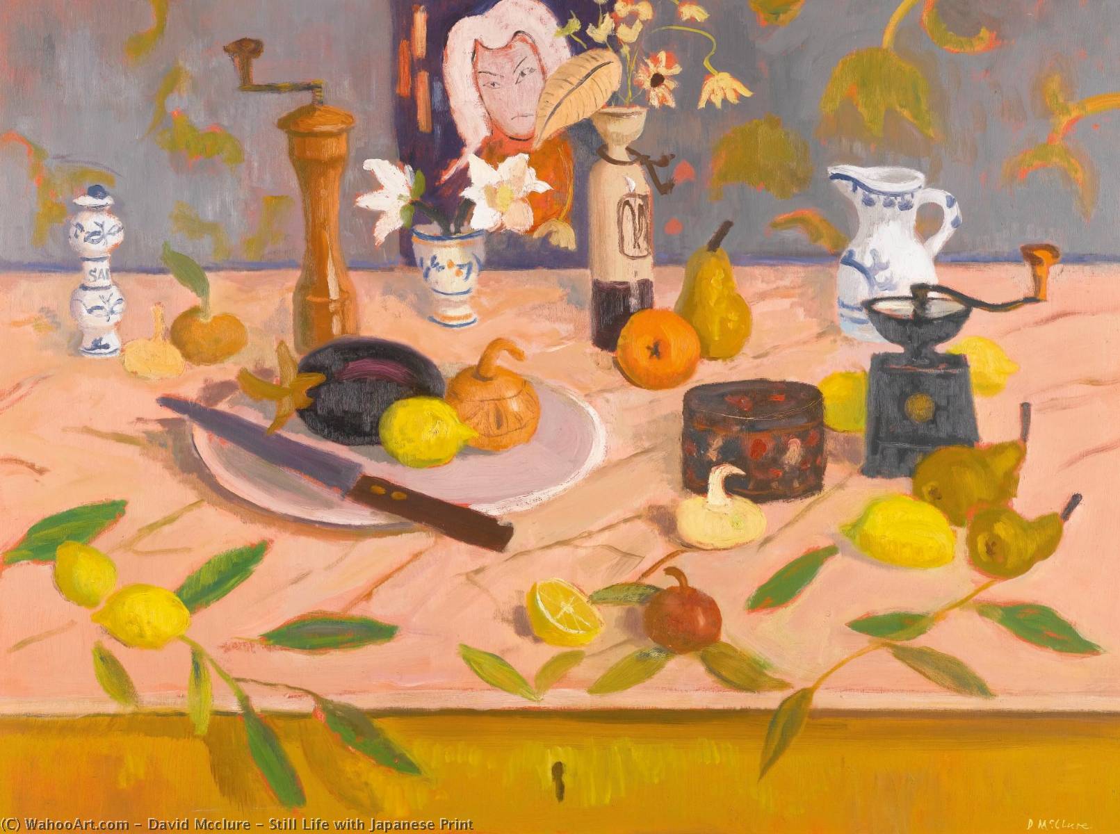 Still Life With Japanese Print — David Mcclure