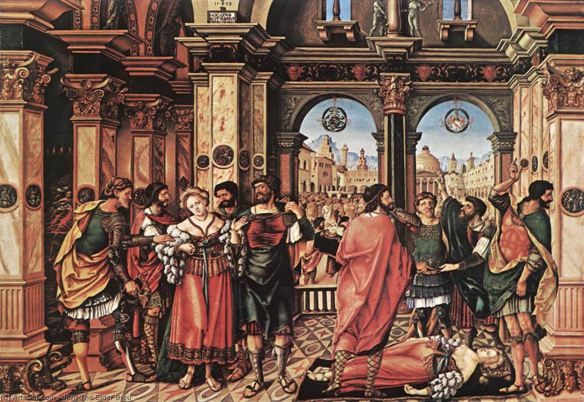 The Suicide Of Lucretia — Jörg Breu Der Ältere