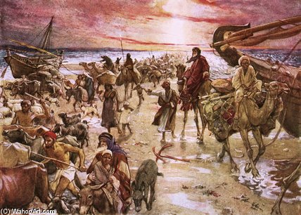 The Passage Of The Red Sea — William Brassey Hole