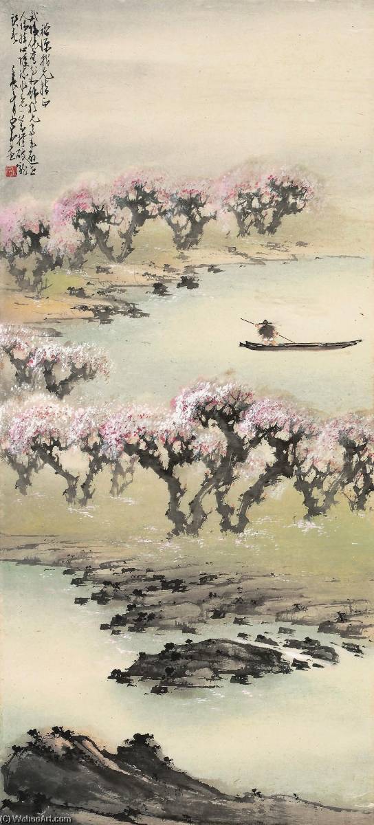 Blossoms Along The Shore — Zhao Shao'ang