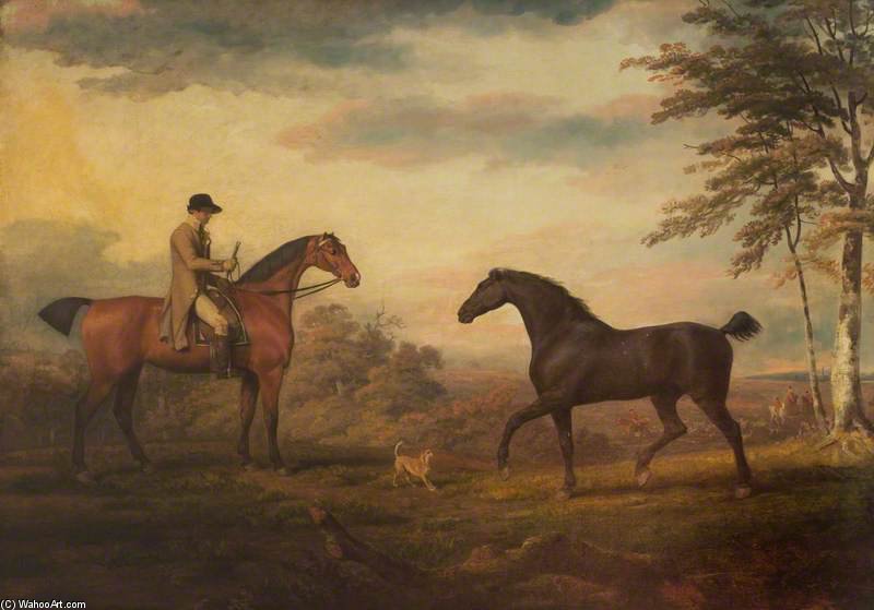 Equestrian Portrait Of Douglas, 8th Duke Of Hamilton And Brandon — George Garrard