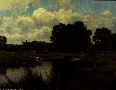 Rushy Meadows By The Kennet — Эдвард Уилкинс Уэйт