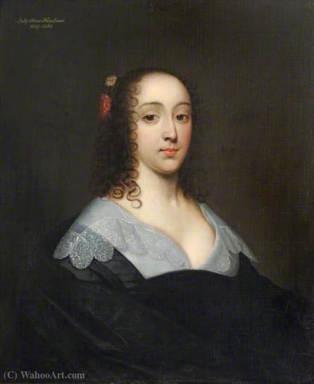 Portrait Of Ann Fanshawe — Cornelius The Elder Jonson Van Ceulen