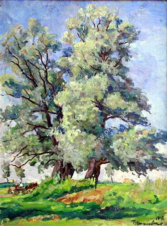 Willows — Pyotr Konchalovsky