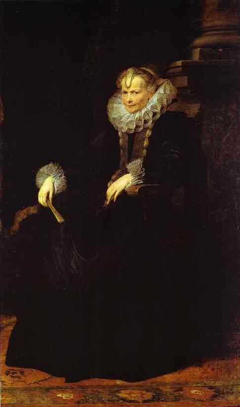 Portrait Of A Genoese Noblewoman — Sir Anthony Van Dyck