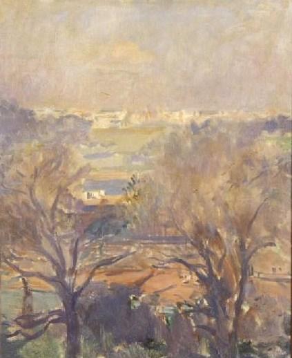 First View Of Hyde Park, London In November — Jacques-émile Blanche