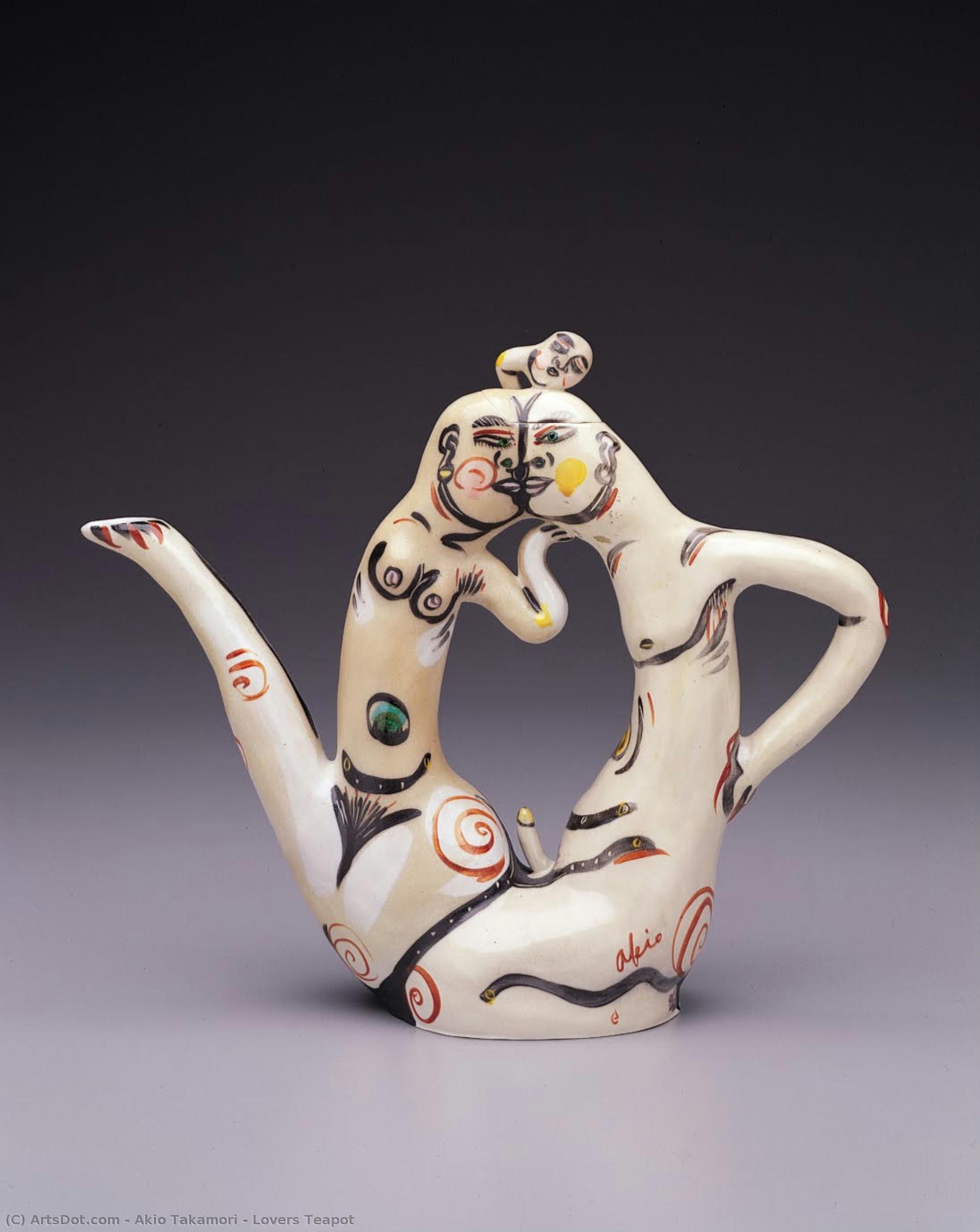 Lovers Teapot — Akio Takamori