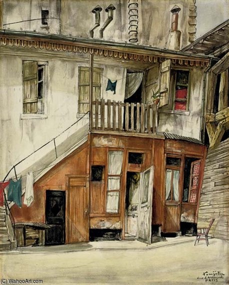 Rue D'arsonval, Paris — Léonard Tsuguharu Foujita