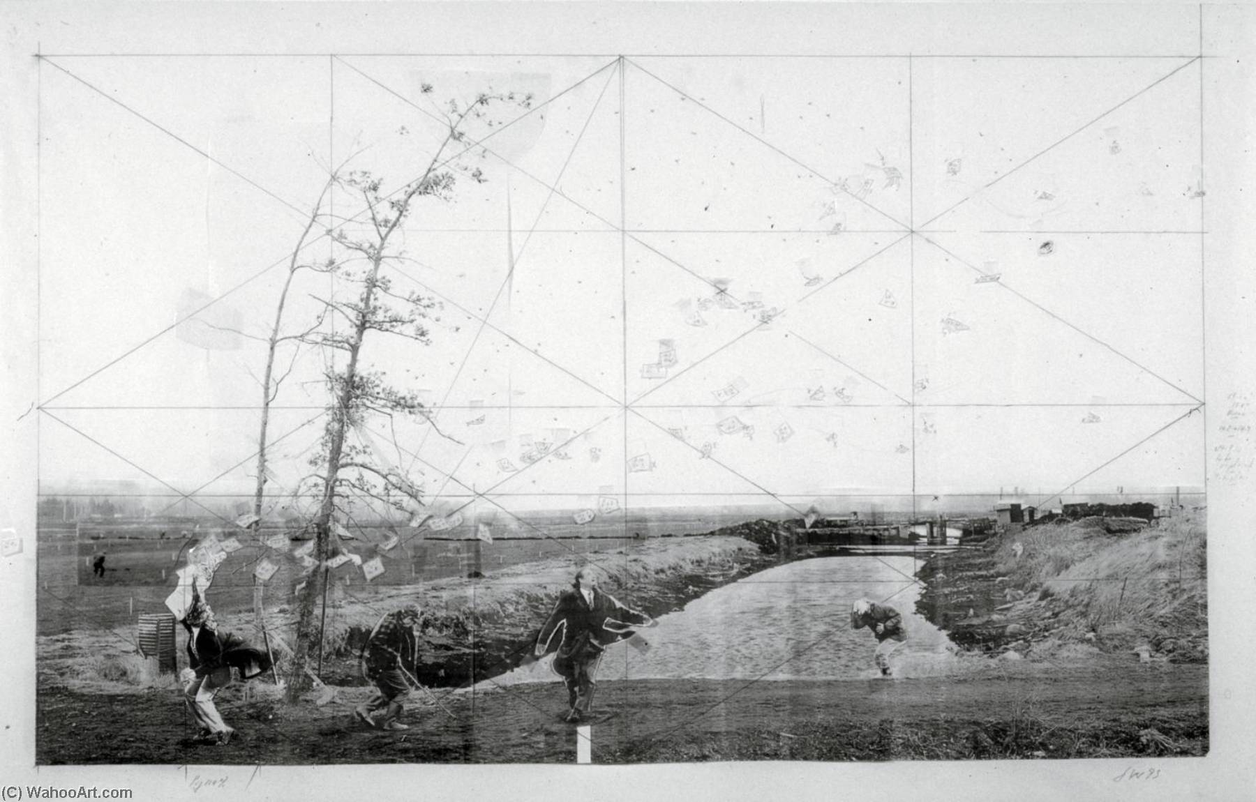 Study For ‘a Sudden Gust Of Wind (after Hokusai)’ — Jeff Wall