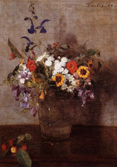 Diverse Flowers — Henri Fantin-latour