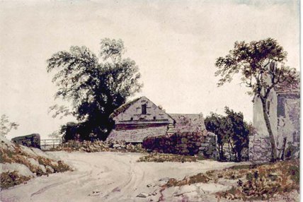 Roadside Cottages — Sir Augustus Wall Callcott