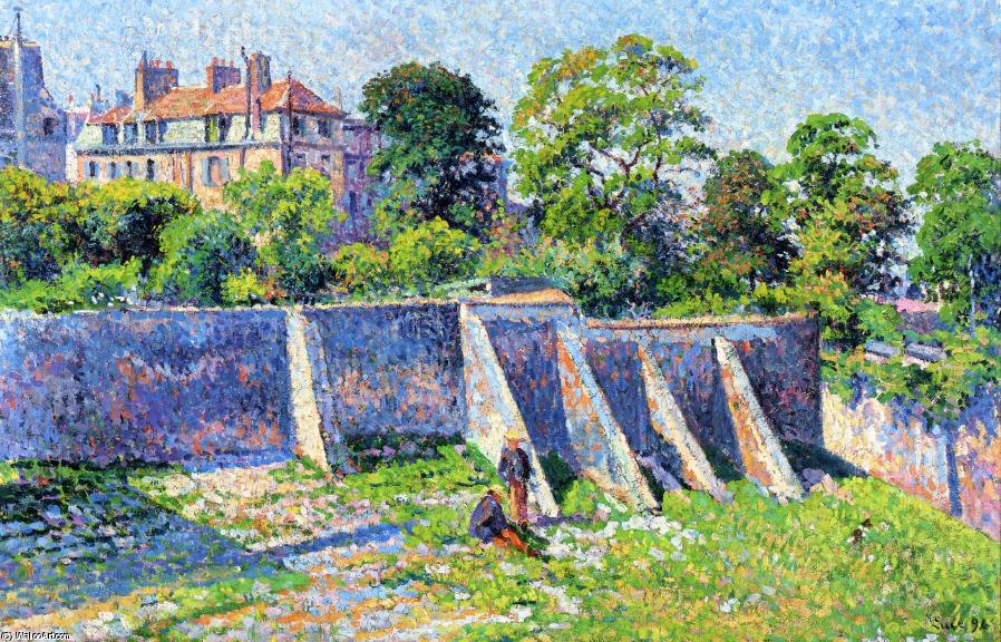 Montmartre, The Rue Des Saules — Maximilien Luce