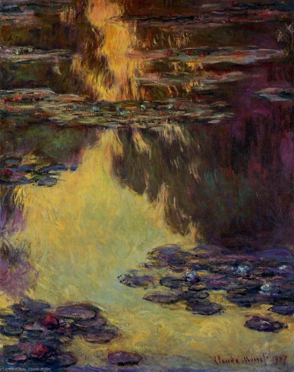 Water-lilies (55) — Claude Monet