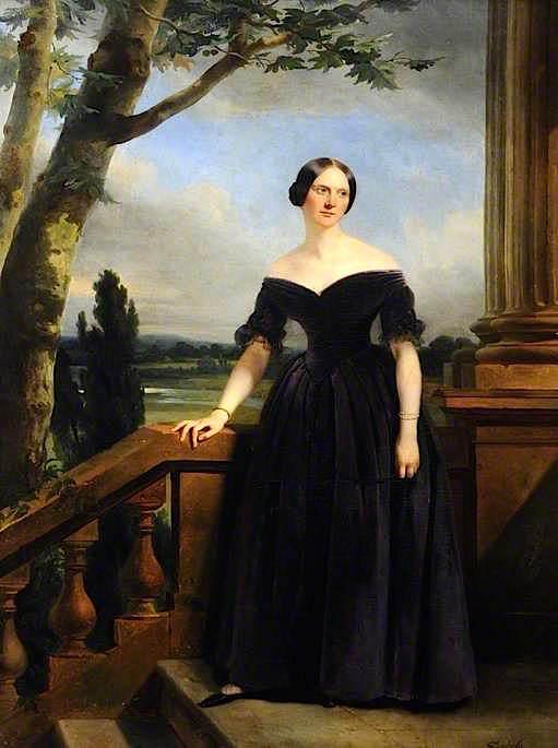 Eliza Chichester, Sister To Lady Marianne Clifford Constable — Claude Marie Paul Dubufe