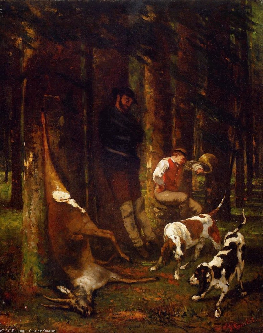 The Quarry — Gustave Courbet