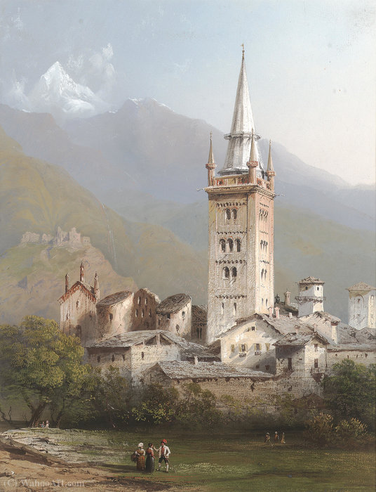 The Town Of Susa, Italy — Carlo Bossoli