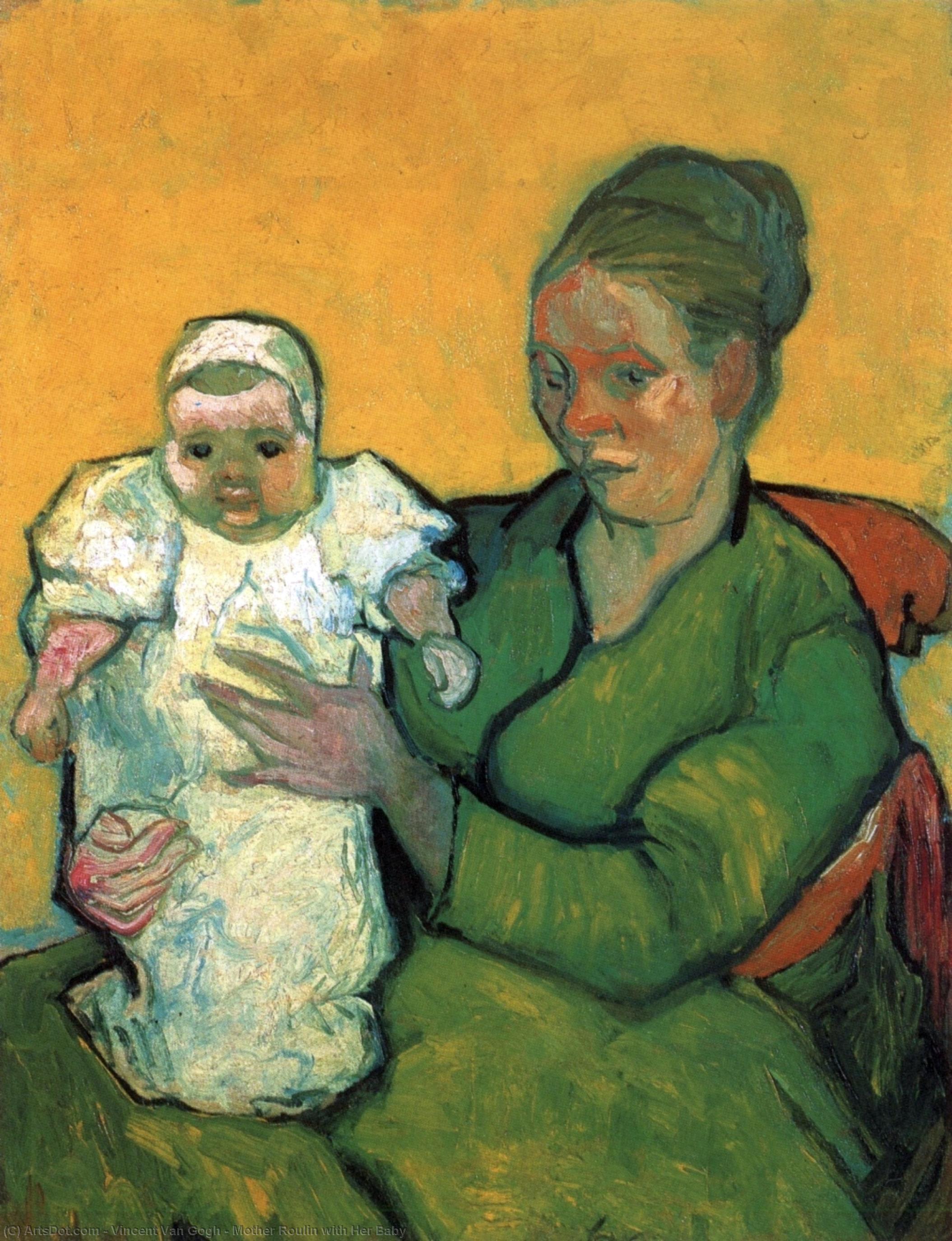 Mother Roulin With Her Baby — Vincent Willem Van Gogh