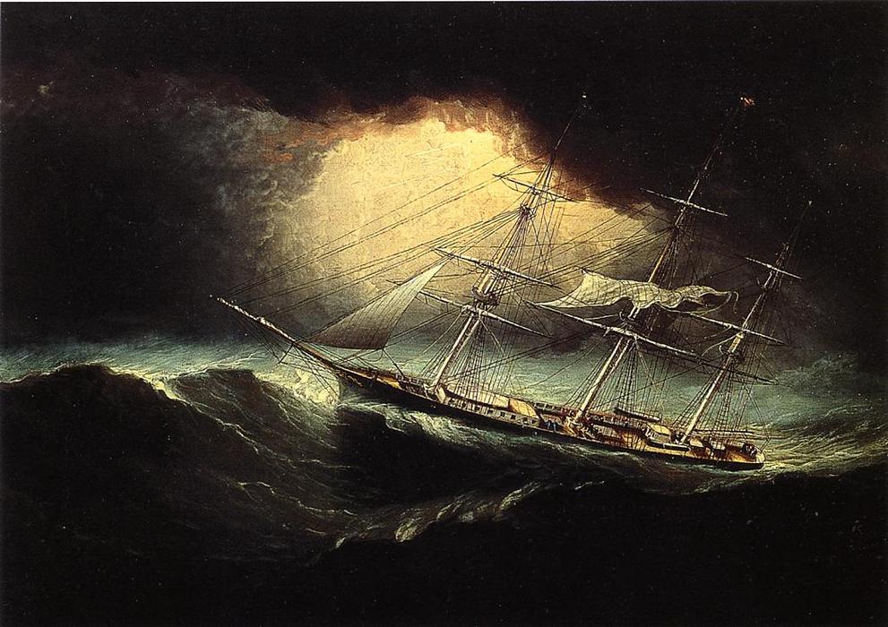 Ship In A Storm — Джеймс Эдвард Баттерсворт