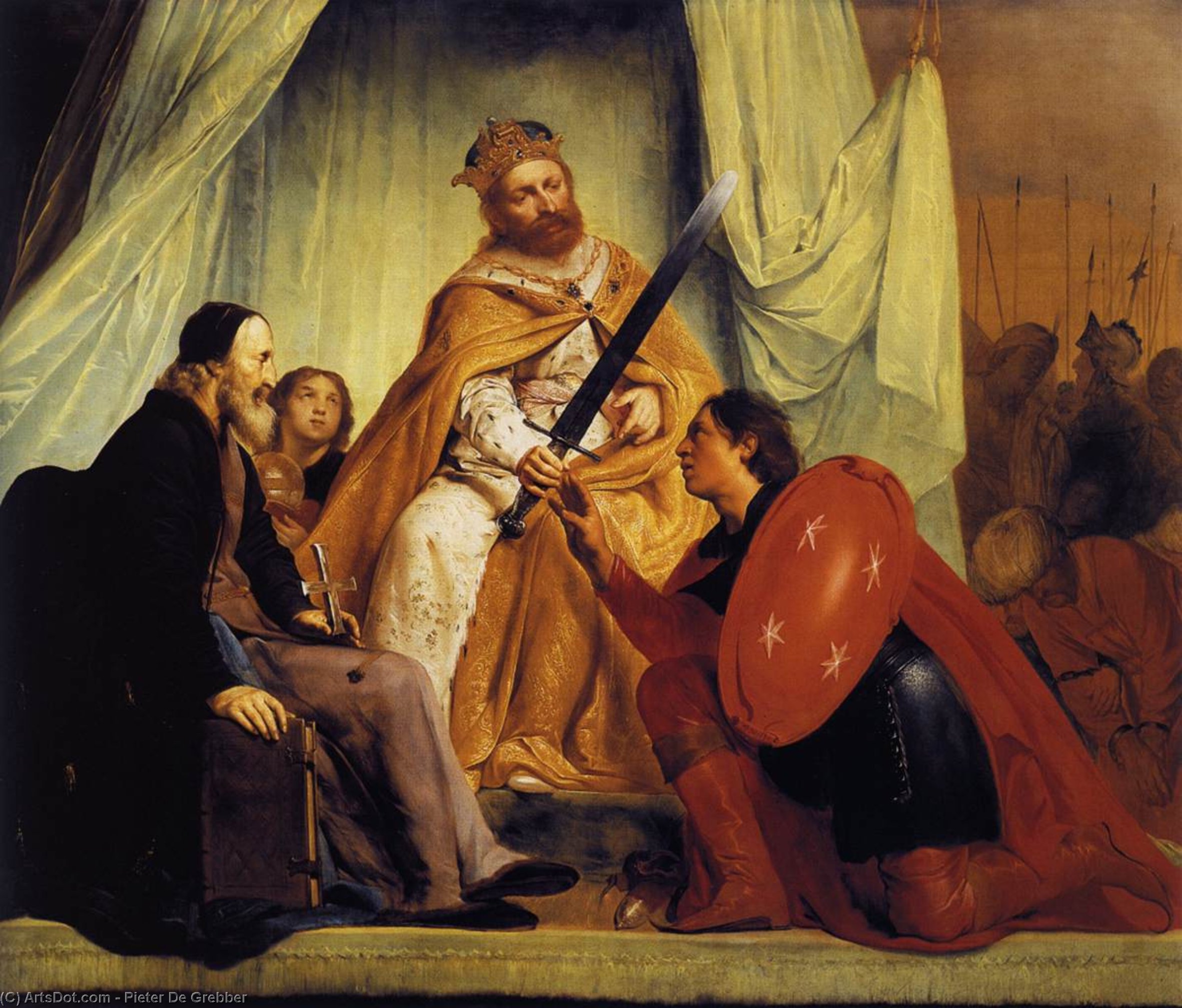 The Conferring Of The Sword On The Coat-of-arms Of Haarlem — Pieter De Grebber