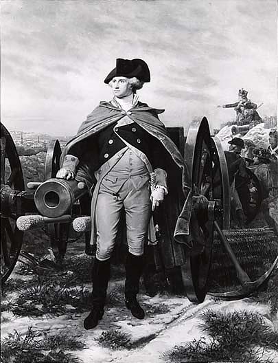 Washington At Dorchester Heights, (painting) — Emanuel Gottlieb Leutze