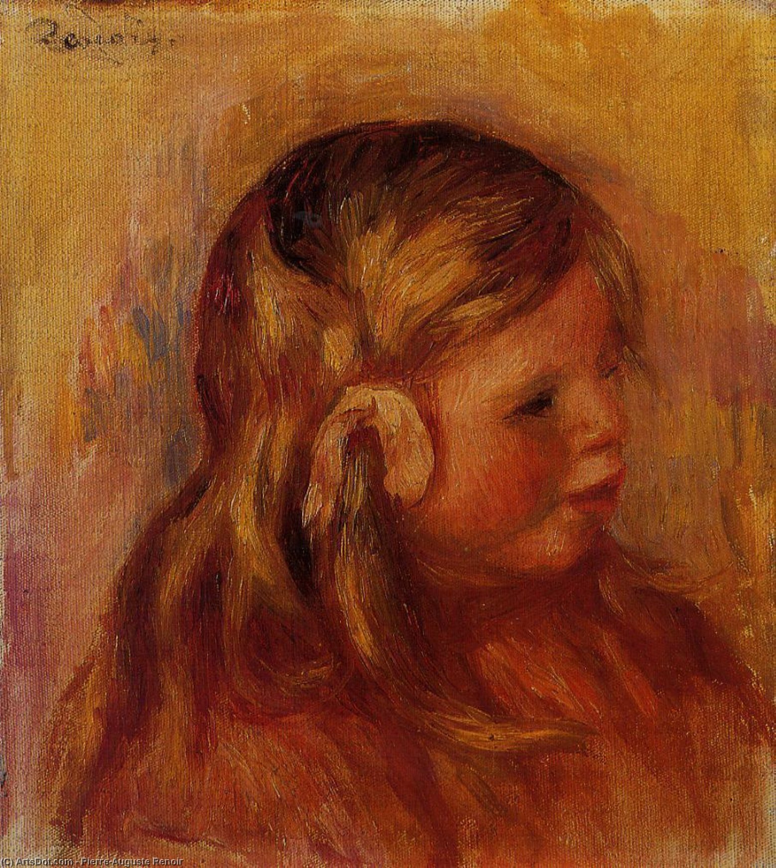 Portrait Of Claude — Pierre-auguste Renoir
