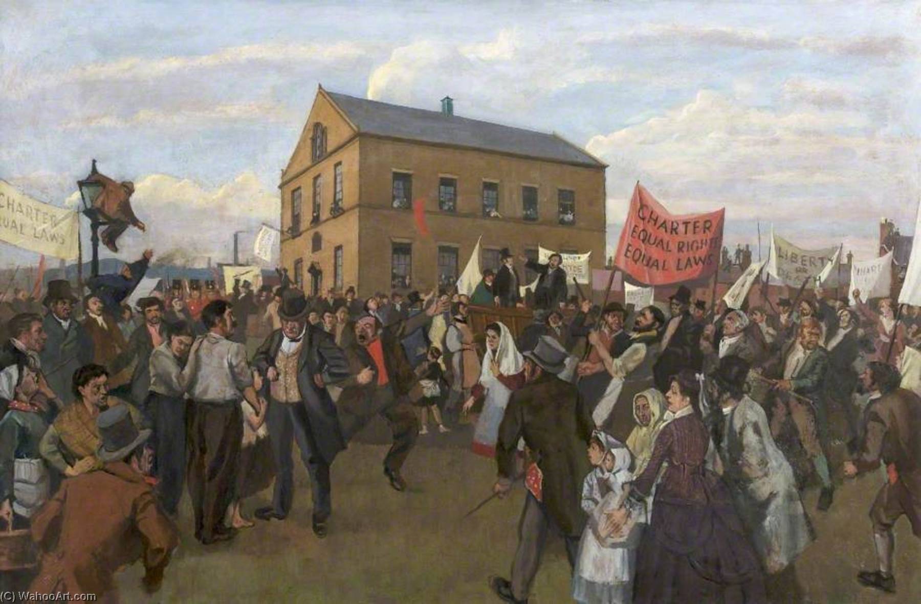 The Opening Of The Chartists' Meeting House, Hyde — Harry Rutherford