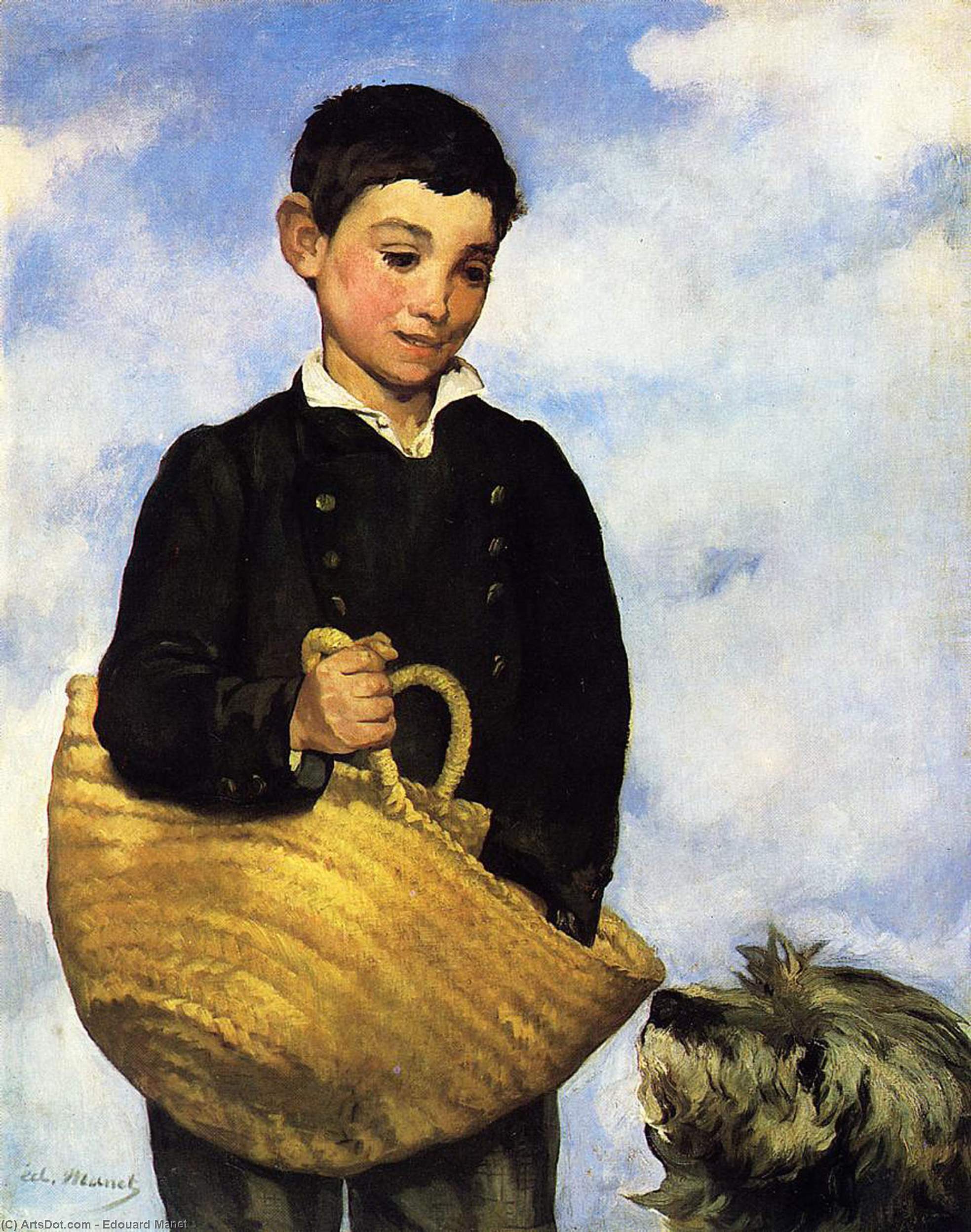 El Niño Y El Perro — Édouard Manet