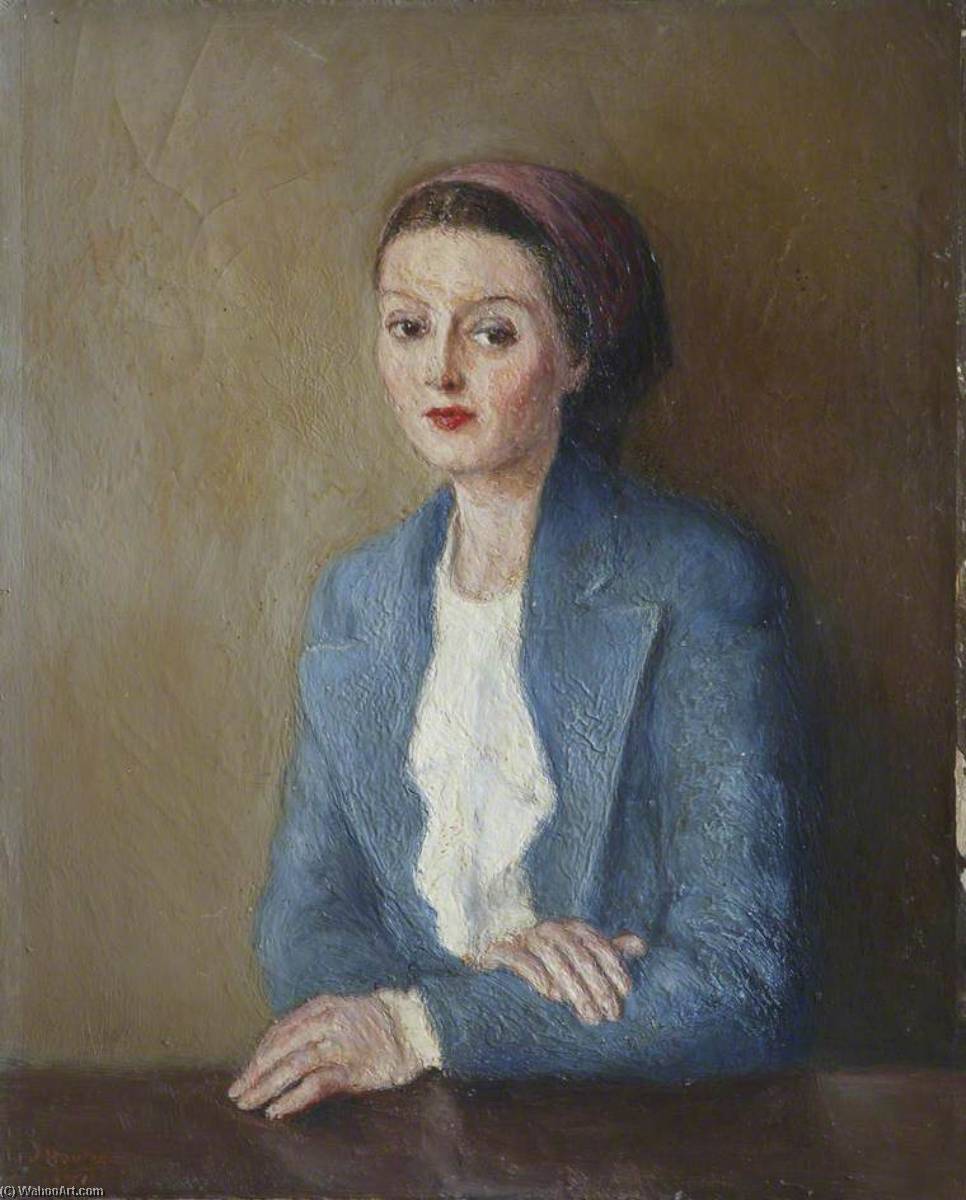 Lady In A Light Blue Suit — Žorž Van Auten