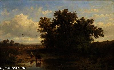 Watering Place — Anthonie Jacobus Van Wijngaerdt