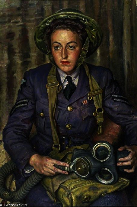 Corporal J. M. Robins, Women's Auxiliary Air Force — Dame Laura Knight