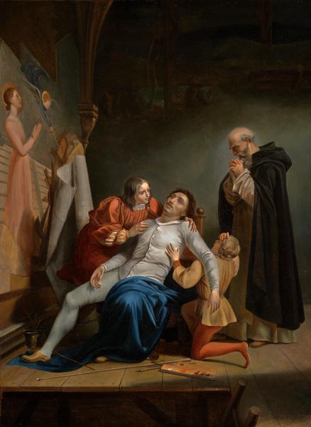 La Mort De Masaccio — Couder Auguste